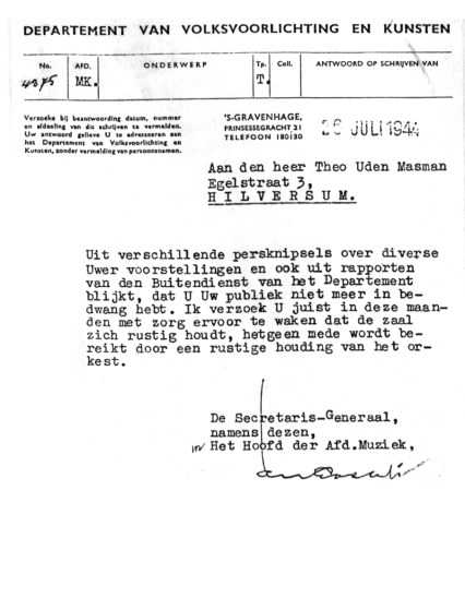 Ramblers - Departement van volksvoorlichting en kunsten